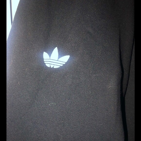 DEAL!!Mens but good for anyone, black Adidas kanga hoodie, large - Picture 3 of 4